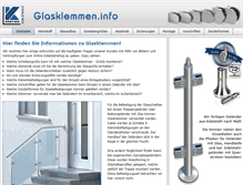 Tablet Screenshot of glasklemmen.info